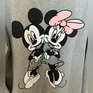 Mickey Minnie Mouse Sweatshirt - Disney Youth XL / Women’s XS/S Crewneck